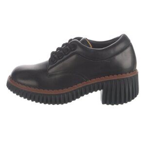 NEW 4CCCCEES Leather Plita Cita Heeled Loafers in black for women 825 10m5